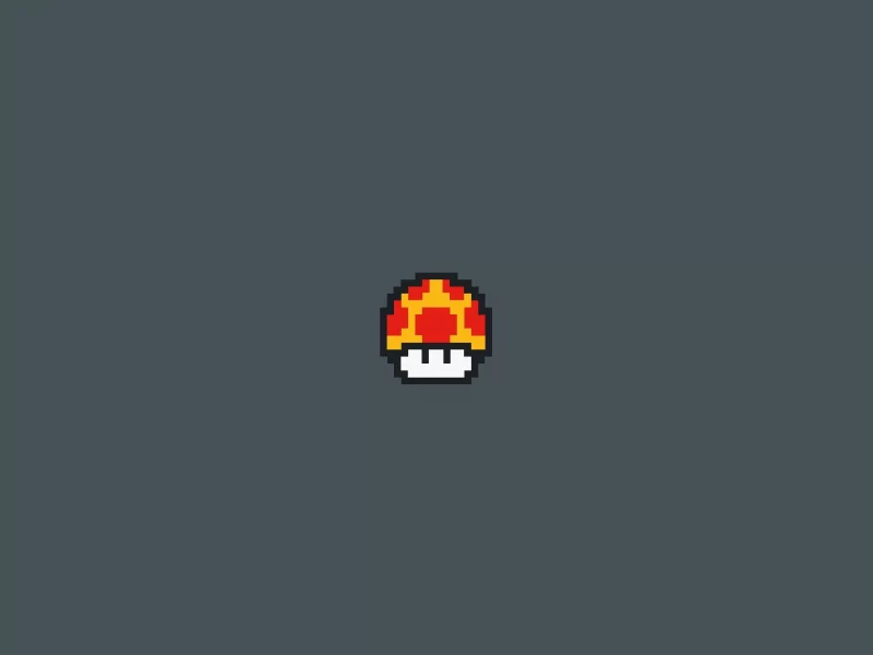 2560x1600, персонаж, минимализм, mushroom, minimalism, super mario, character, гриб, game, игра