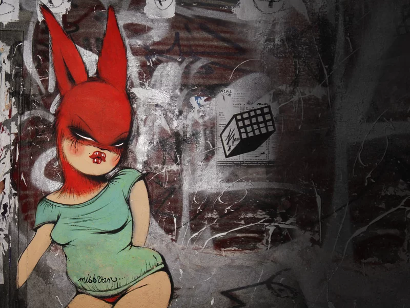 streetart, miss van, graffiti, berlin