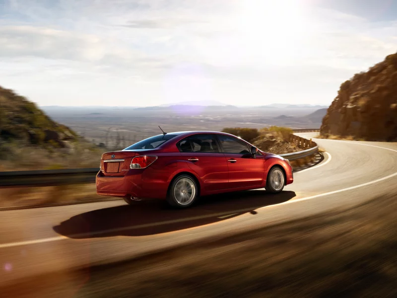 импреза, subaru, sedan, дорога, красивый вид, горный серпантин, небо, субару, impreza