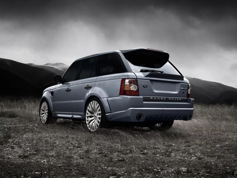 clouds, cosworth 300 sport, авто обои, range rover, auto wallpapers, машины, kahn, облака, трава, landscape, cars