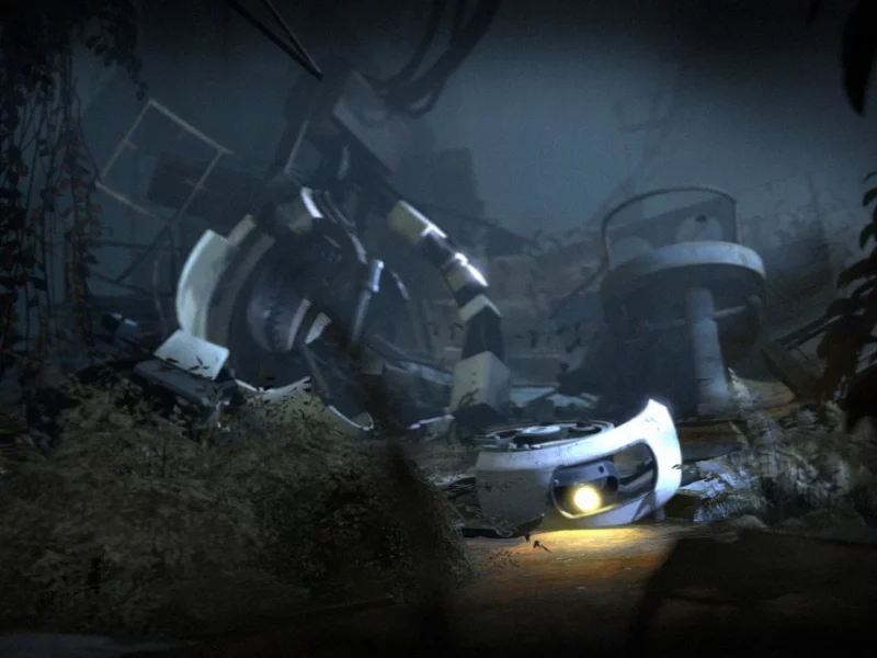 glados, глэдос, портал 2, разруха, portal 2