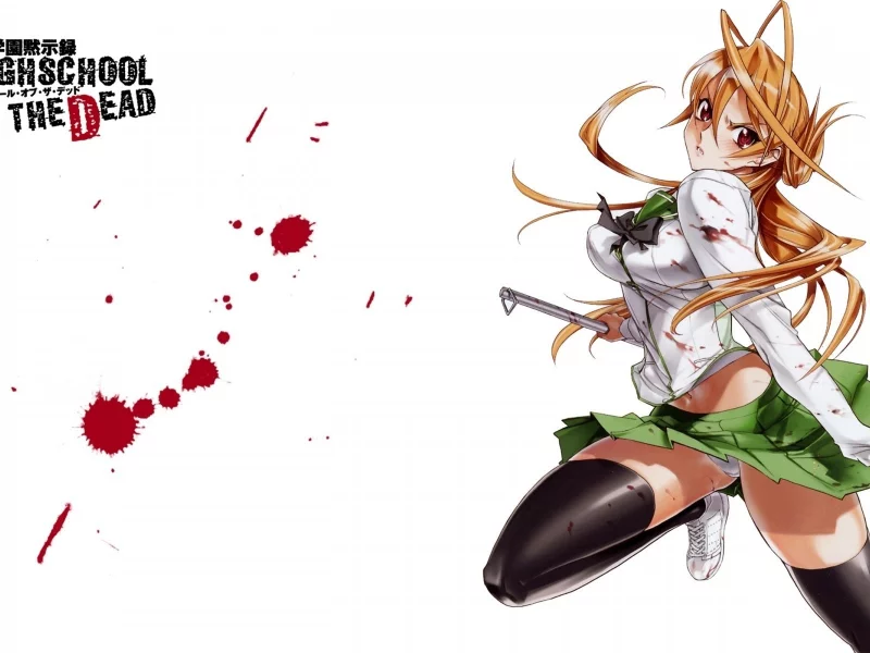 miyamoto rei, highschool of the dead, hotd