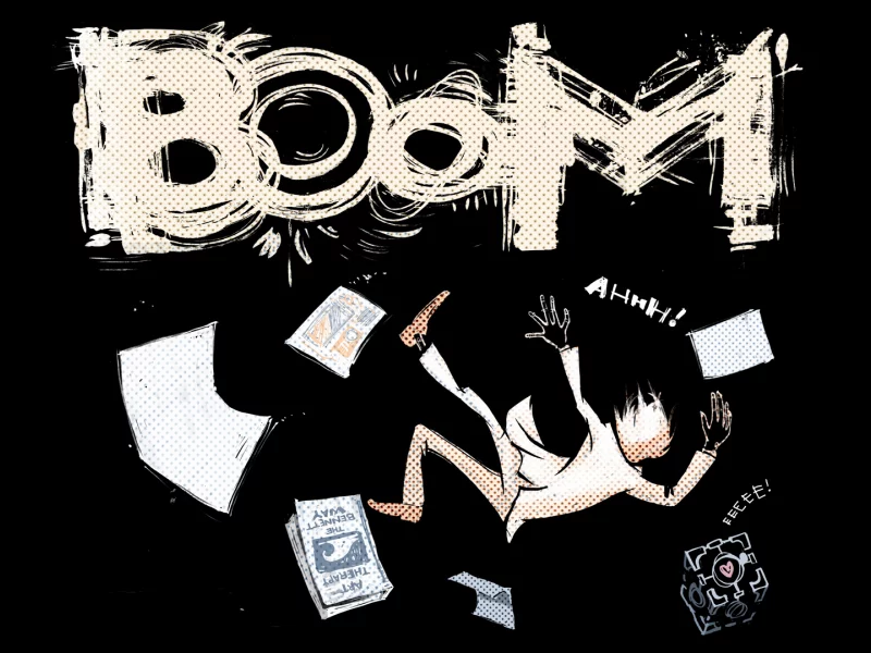 portal, куб, boom, портал