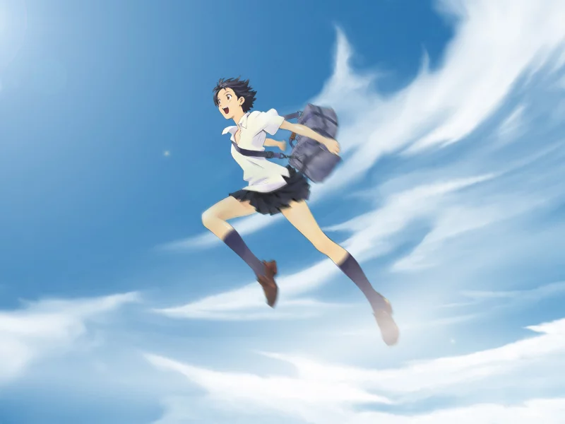прыжок, toki o kakeru sh__jo, the girl who leapt through time, девочка покорившая время