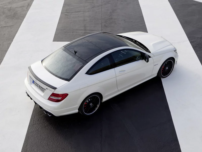 mercedes c63 amg coupe 2012, car, машина, 3000x2000