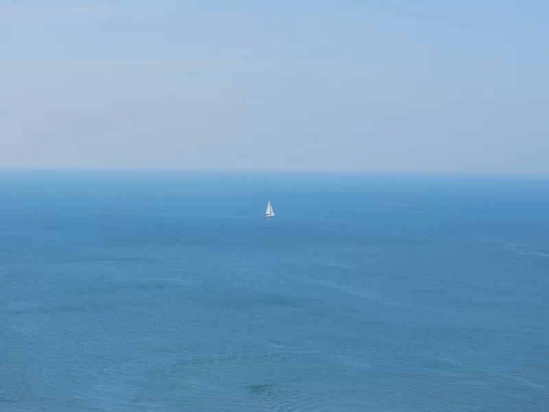 sea, парусник, море