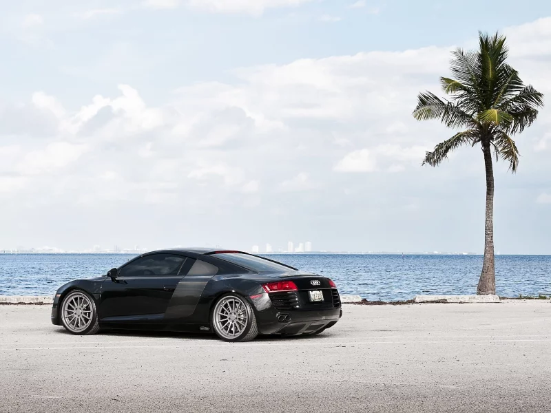 небо, море, audi r8