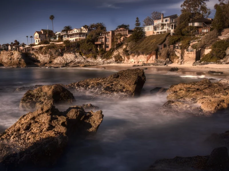 california, usa, pacific ocean, la, ca, laguna beach, sunset, калифорния, лос-анджелес, los angeles