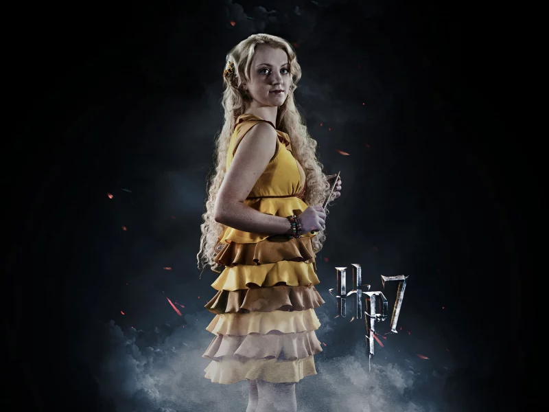 взгляд, актриса, платье, evanna lynch, luna lovegood