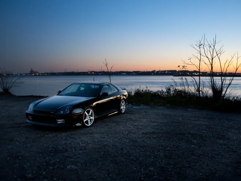 панарама, обои авто, wallpapers auto, фото, city, вечер, honda prelude