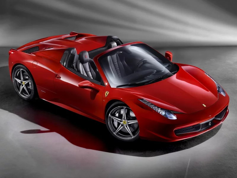 spider, italia, спайдер, ferrari, суперкар, красный, 458, италия, передок, феррари, тень