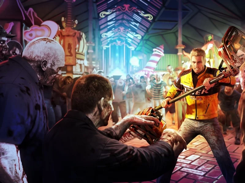 чак, мотоциклист, лас вегас, человек, зомби, чемпион, fortune city, dead rising 2