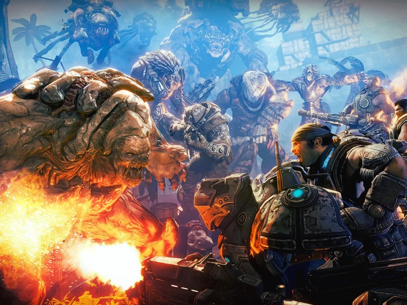 gears of war 3, шестеренки войны, anna, саранча, анна, marcus, маркус