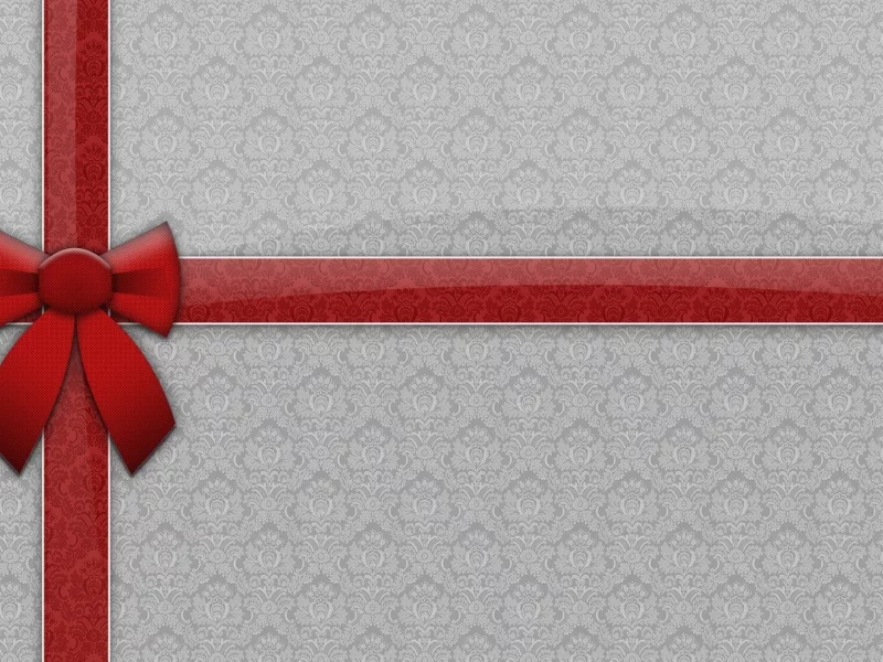 бантик, красная, текстура, лента, new year, праздник, новый год