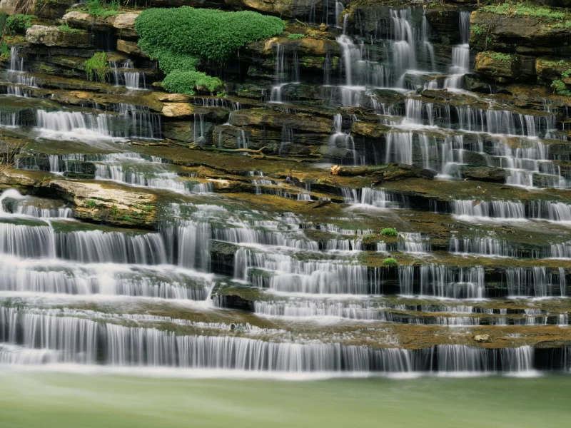 природа, waterfall, водопад, камни, вода