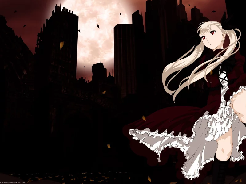 мина цепеш, dance in the vampire bund, танец на набережной вампиров, mina