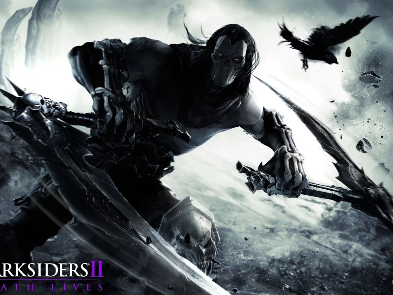 тучи, птица, Darksiders