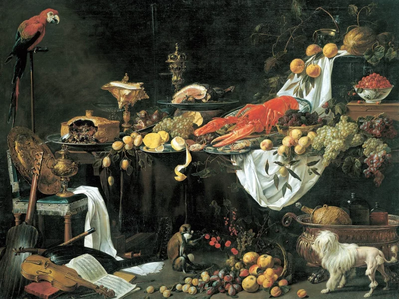 картина, adriaen van utrecht, натюрморт