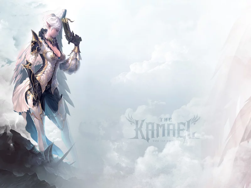 the camael, камаэль, доспех, крыло, lineage ii, пистолет, линейка