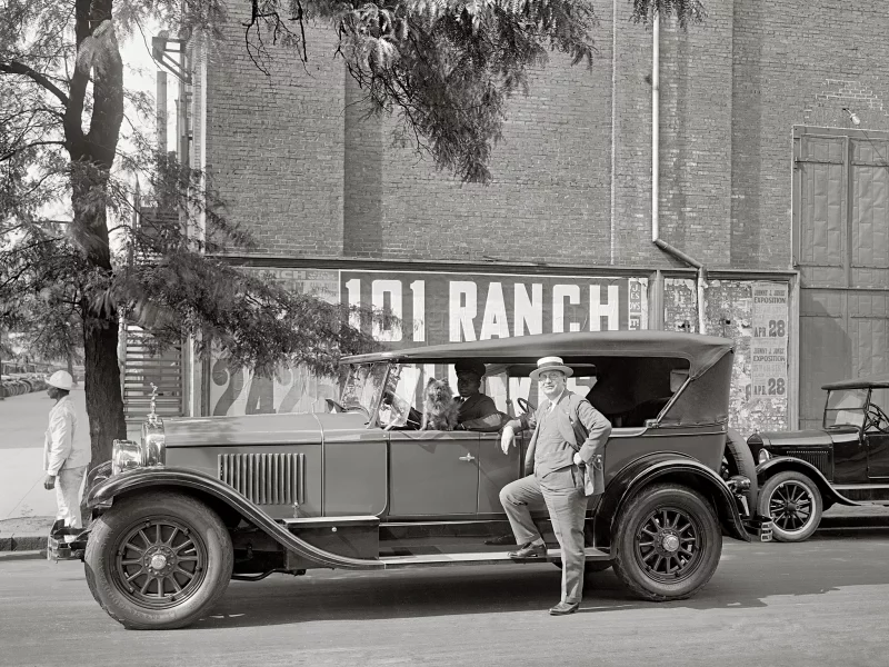 custom phaeton, cadillac, v8, чёрнобелое, 314, 1926-28, америка, ретро