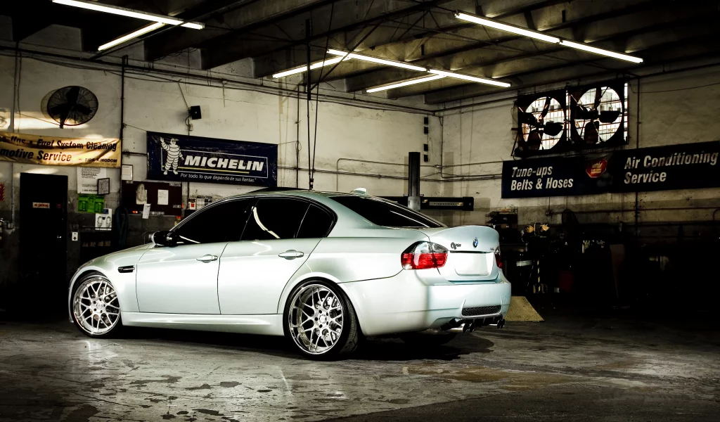 мастерская, m3, серебристый, задняя часть, бмв, bmw, michelin, silvery, баннер, e90