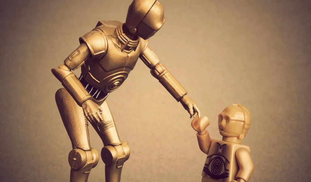 c-3po, star wars, робот, игрушка, лего, переводчик