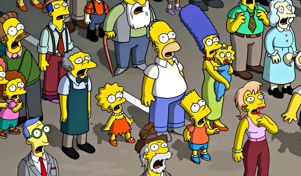 улица, simpsons, симпсоны, шок