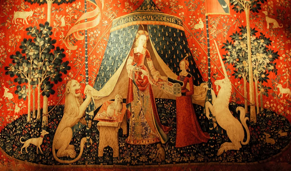 старый гобелен, old tapestry, картина, рисунок