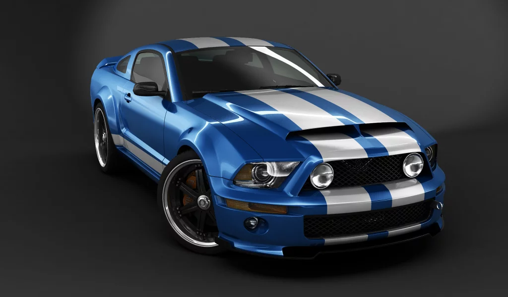 mustang, тюнинг, автомобиль