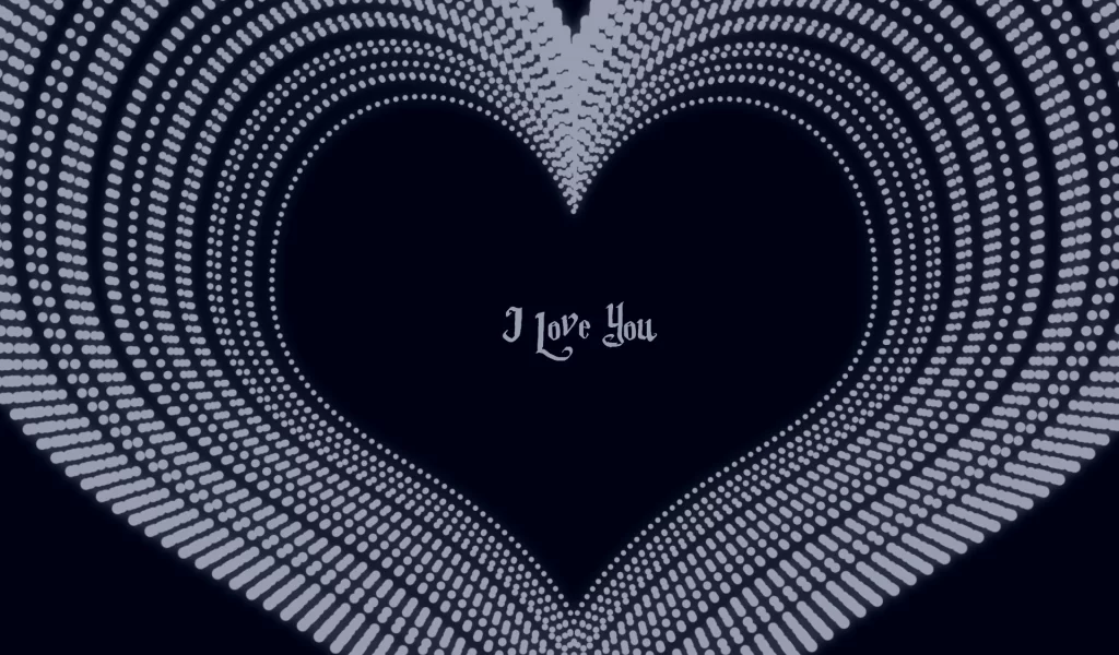 синий, минимализм, настроение, love, сердце