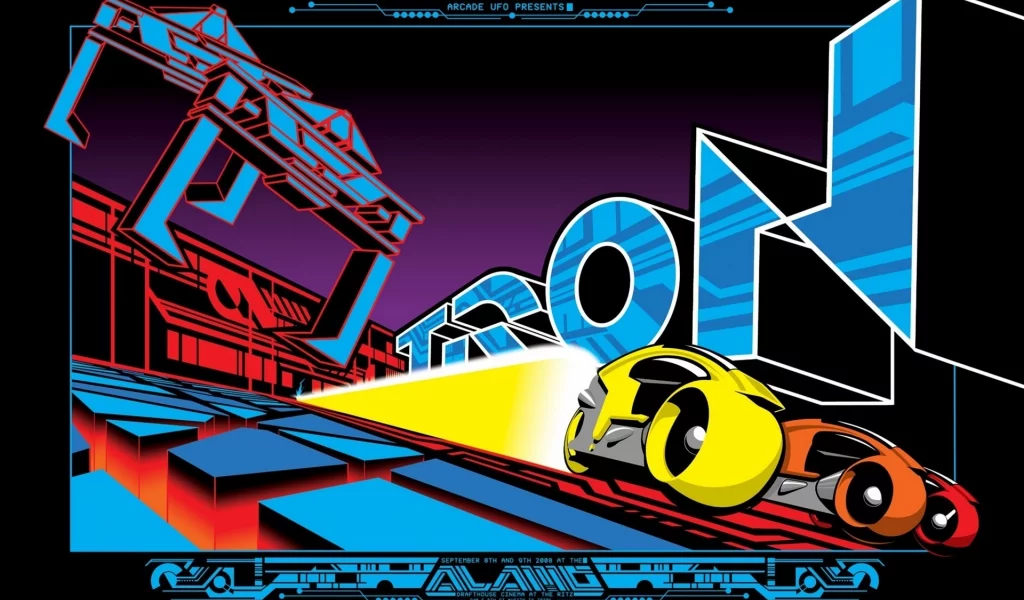 аркада, tron, светоцикл
