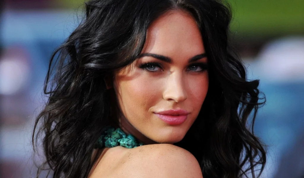 губы, лицо, megan fox, брюнетка, глаза, волосы, актриса, меган фокс