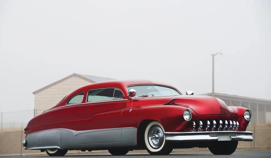 меркурий, тюнинг, coupe, sport, mercury, красный, red, lead sled, ретро