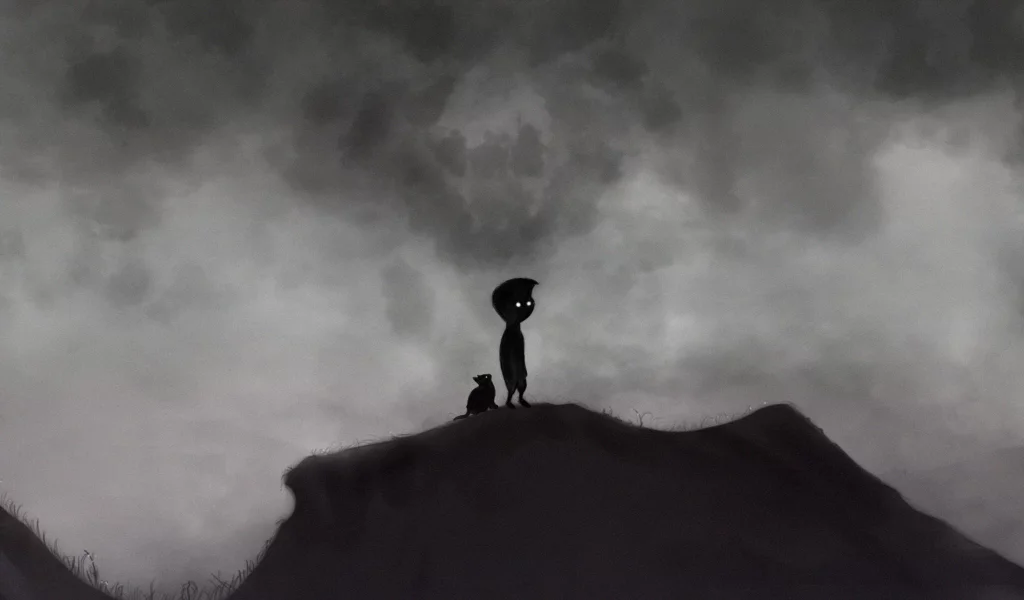 игра, 1920х1080, limbo, limbostyle, черно-белое