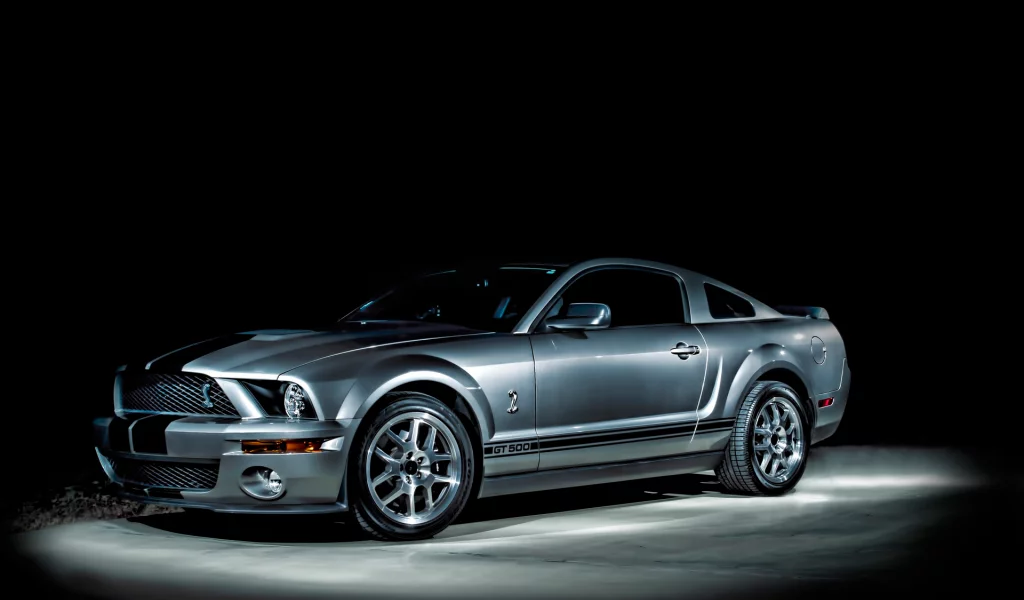 ночь, ford, mustanggt