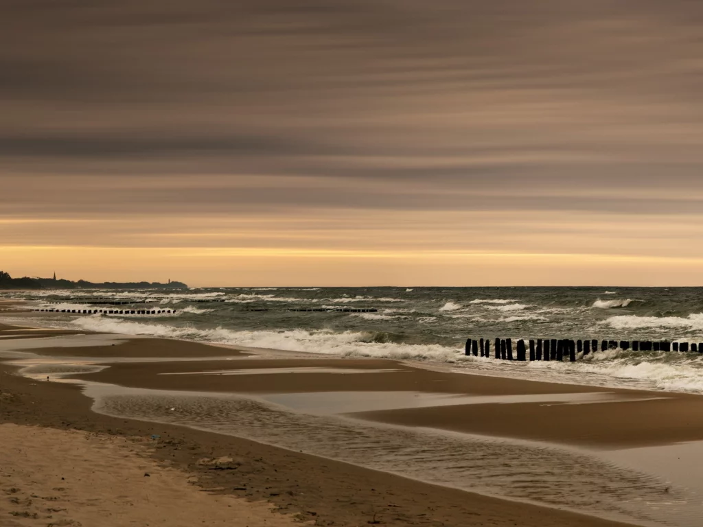 пейзаж, небо, море