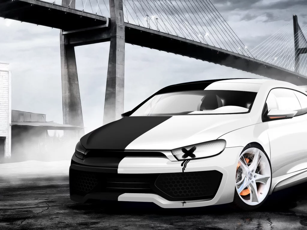 scirocco, vw, two faces