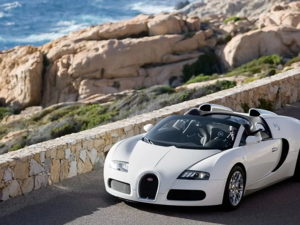 горы, дорога, bugatti_veyron_cabrio