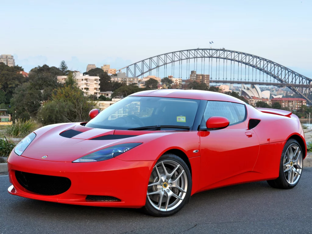 лотус, evora, lotus, эвора, красный, мост, спорткар, небо
