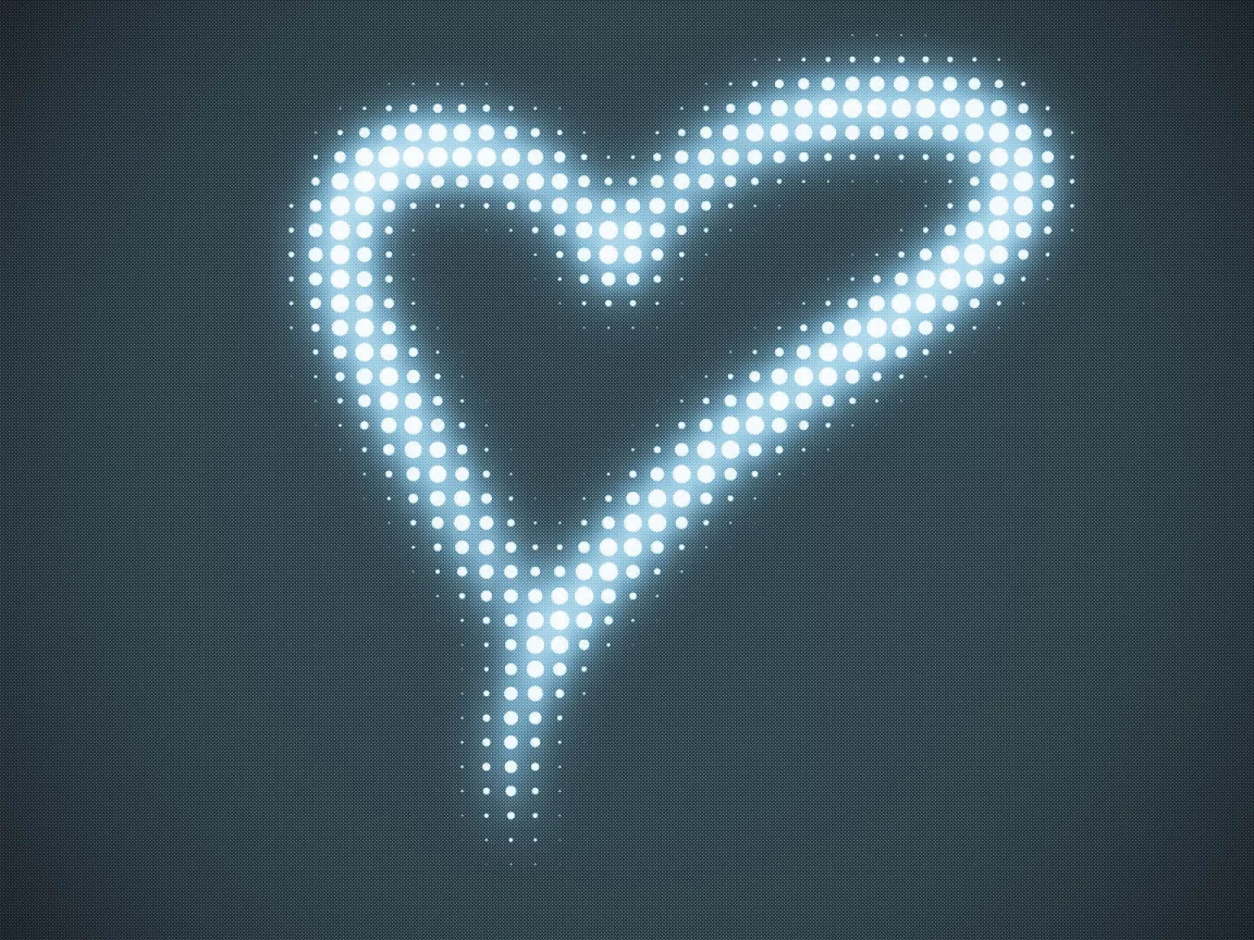 сердце, синее, heart