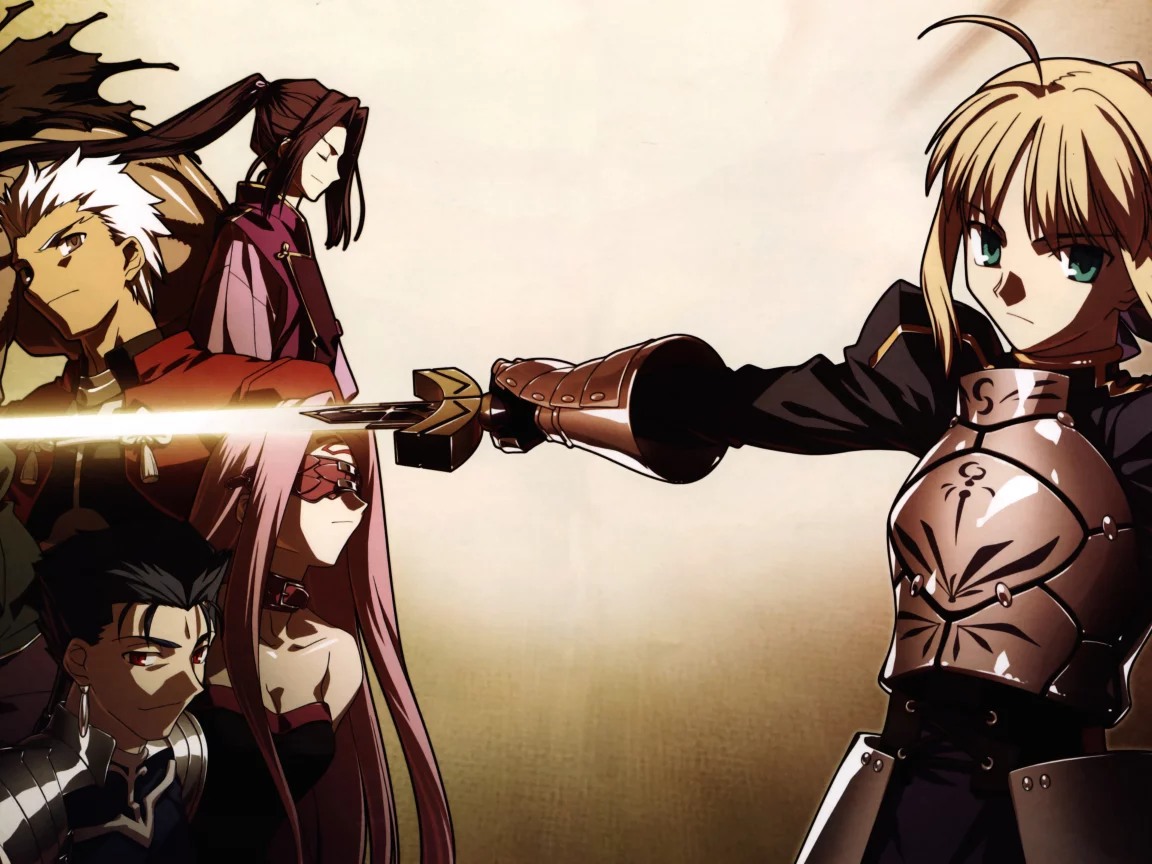 stay, saber, сериал, девушка, меч, доспехи, night, fate