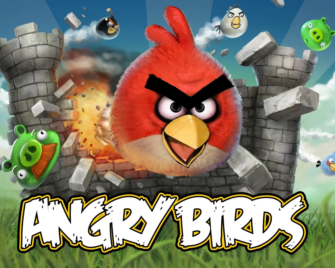 игра, game, angry birds, полёт
