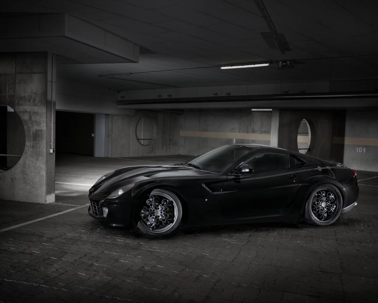 диски, феррари, парковка, тюнинг, ferrari 599