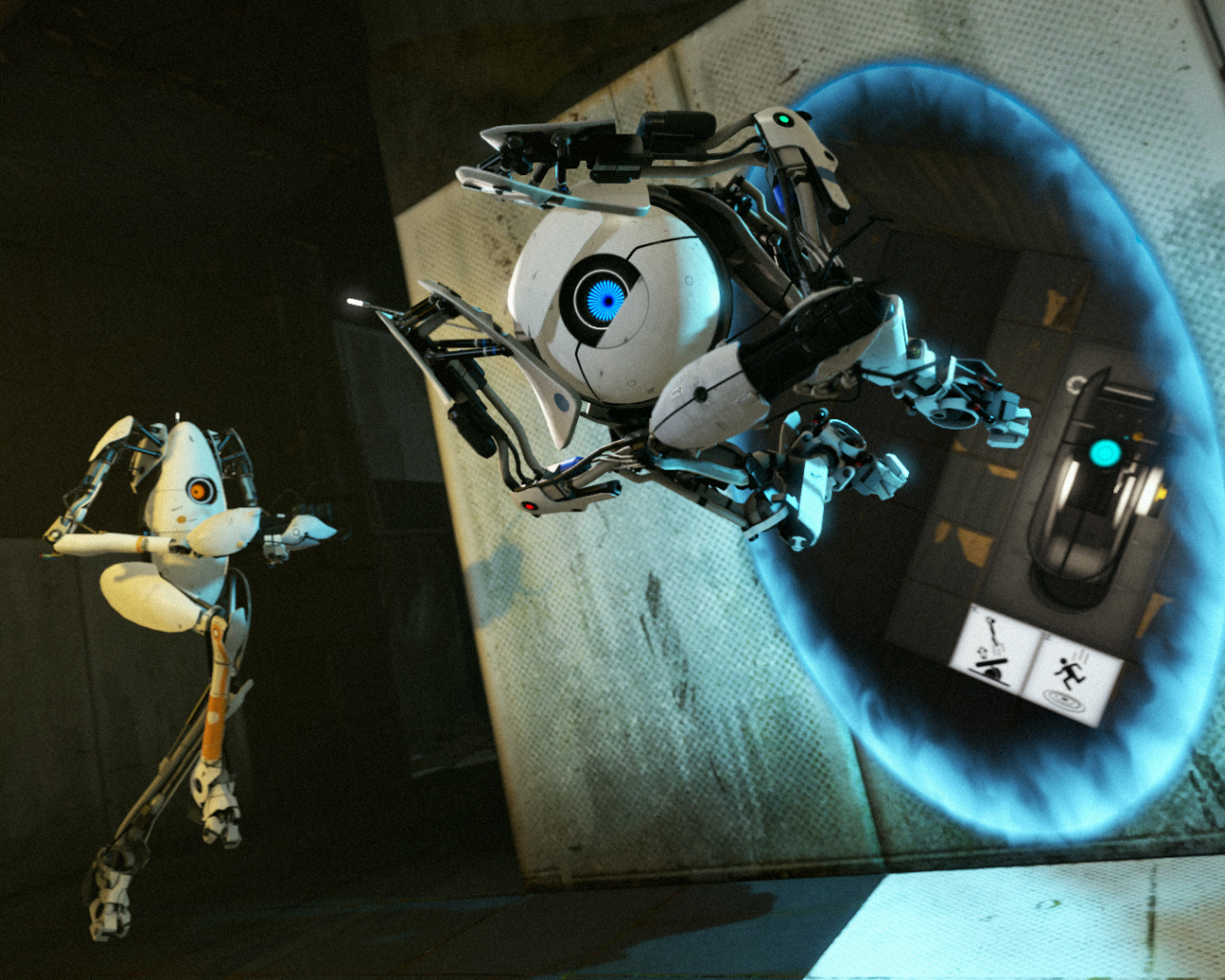 Portal 2 роботы атлас фото 103
