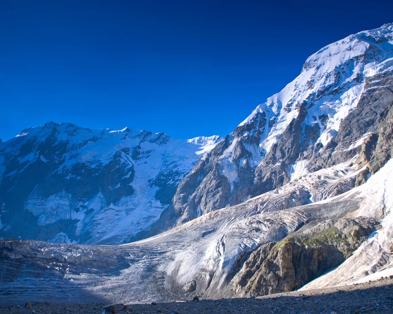 winter mountains, заснеженные, красота, горы, зима
