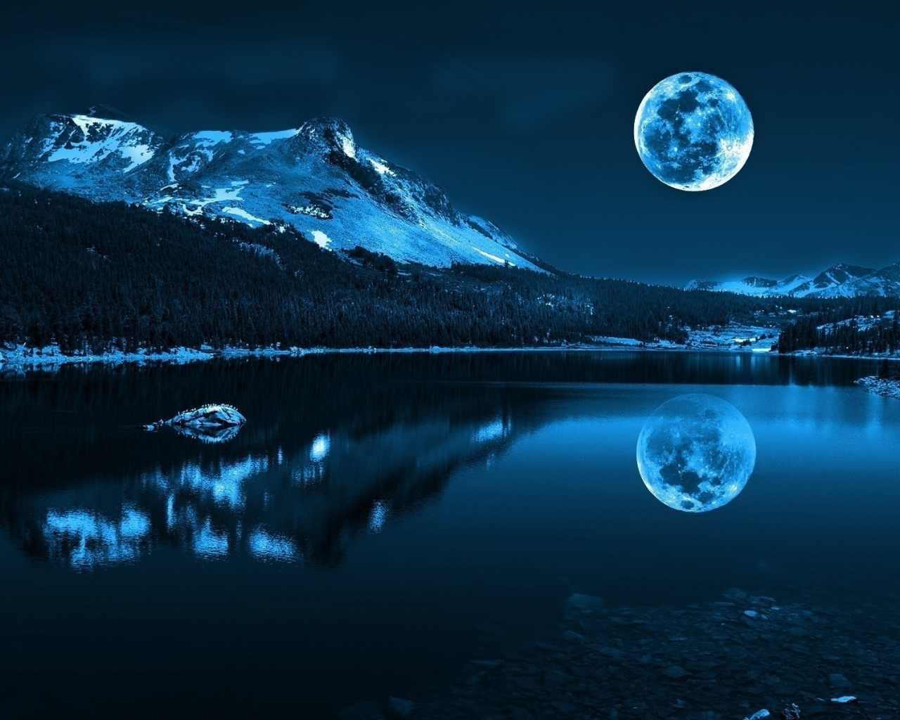 Обои ночь. Природа ночью. Заставка на рабочий стол Луна. Лунный свет.