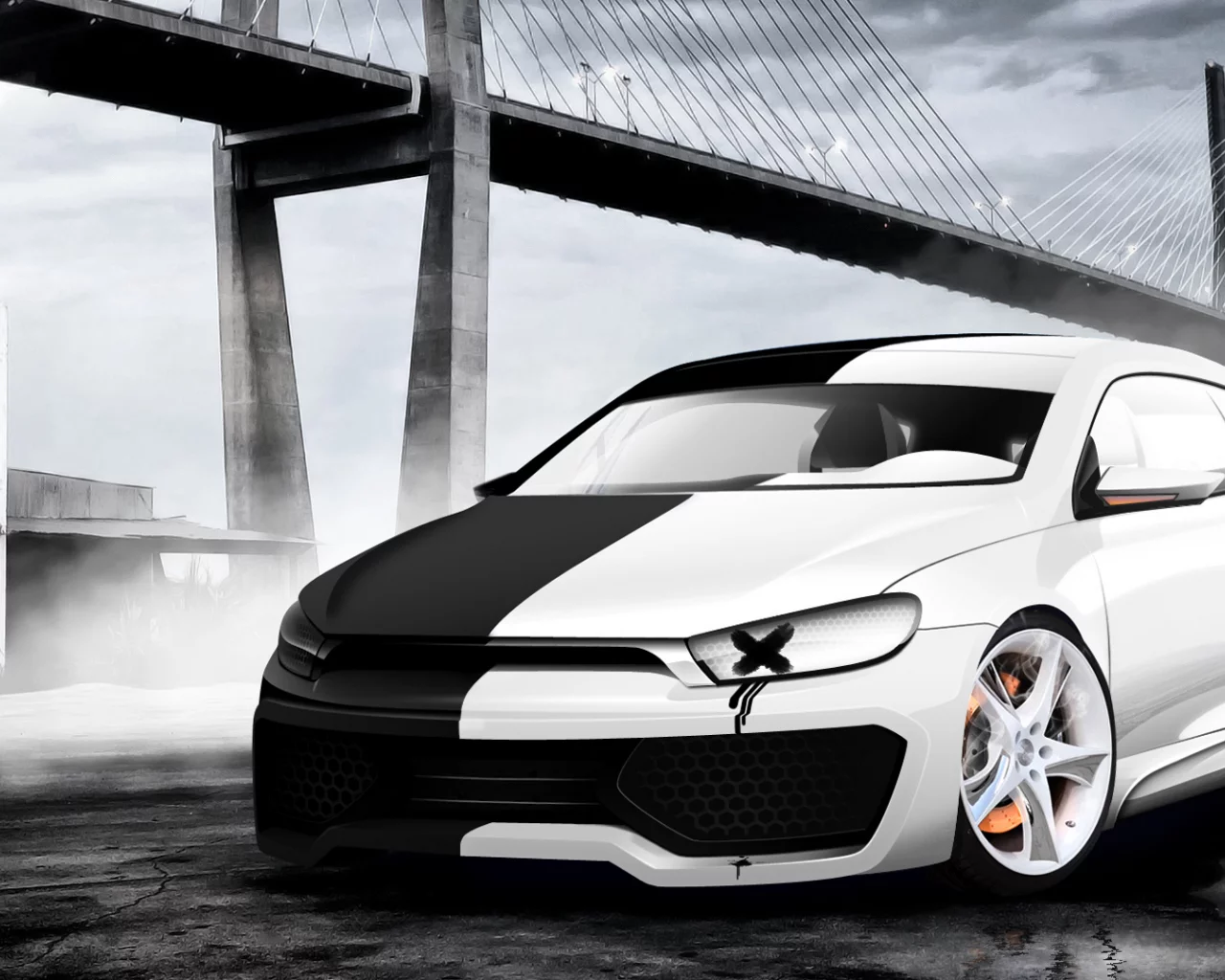 scirocco, vw, two faces