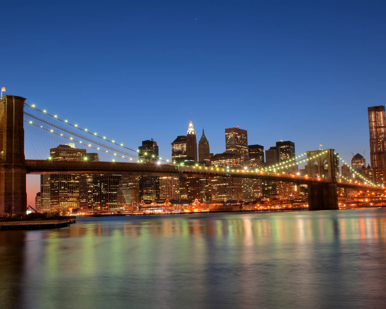 сша, нью-йорк, бруклинский мост, brooklyn bridge