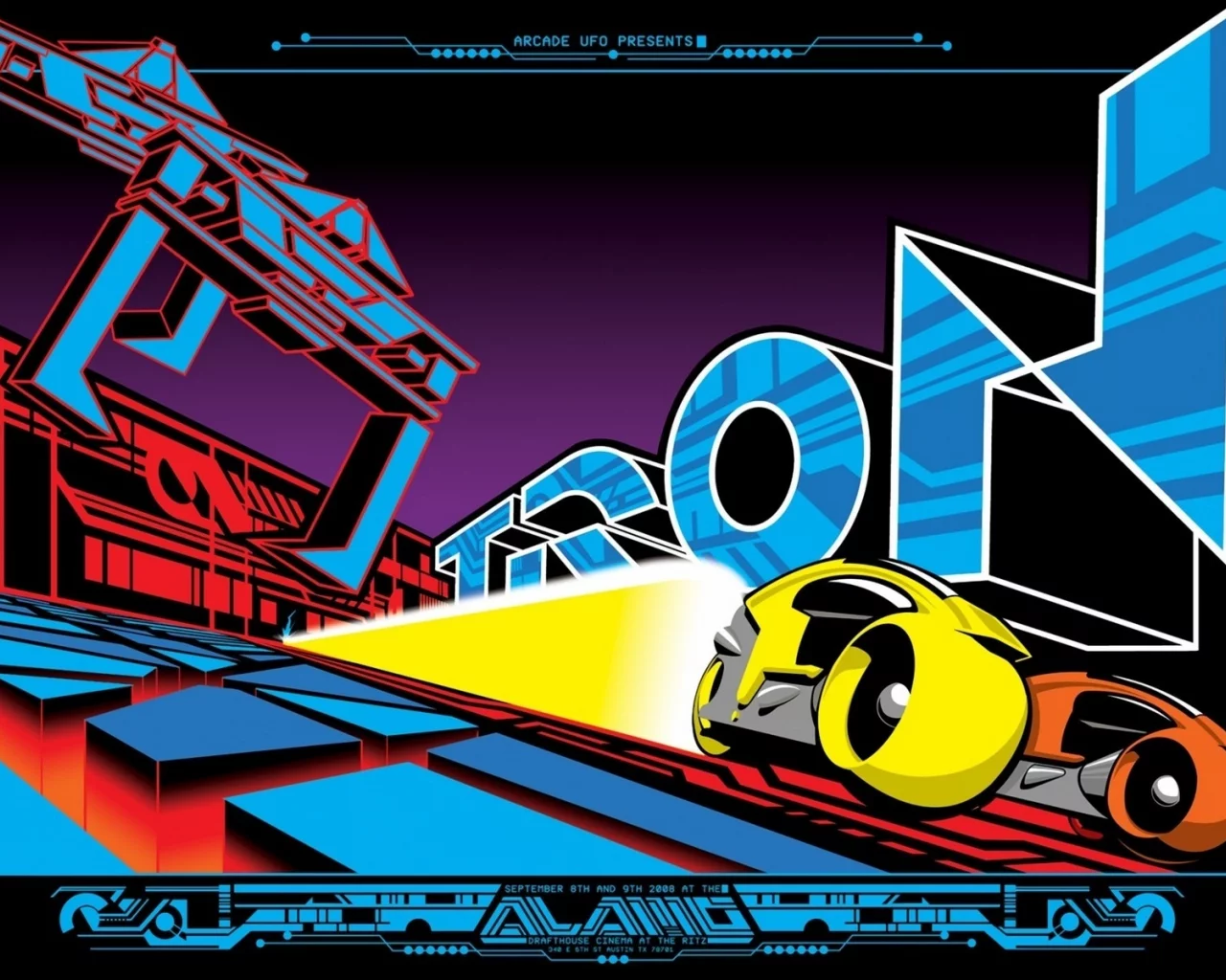аркада, tron, светоцикл