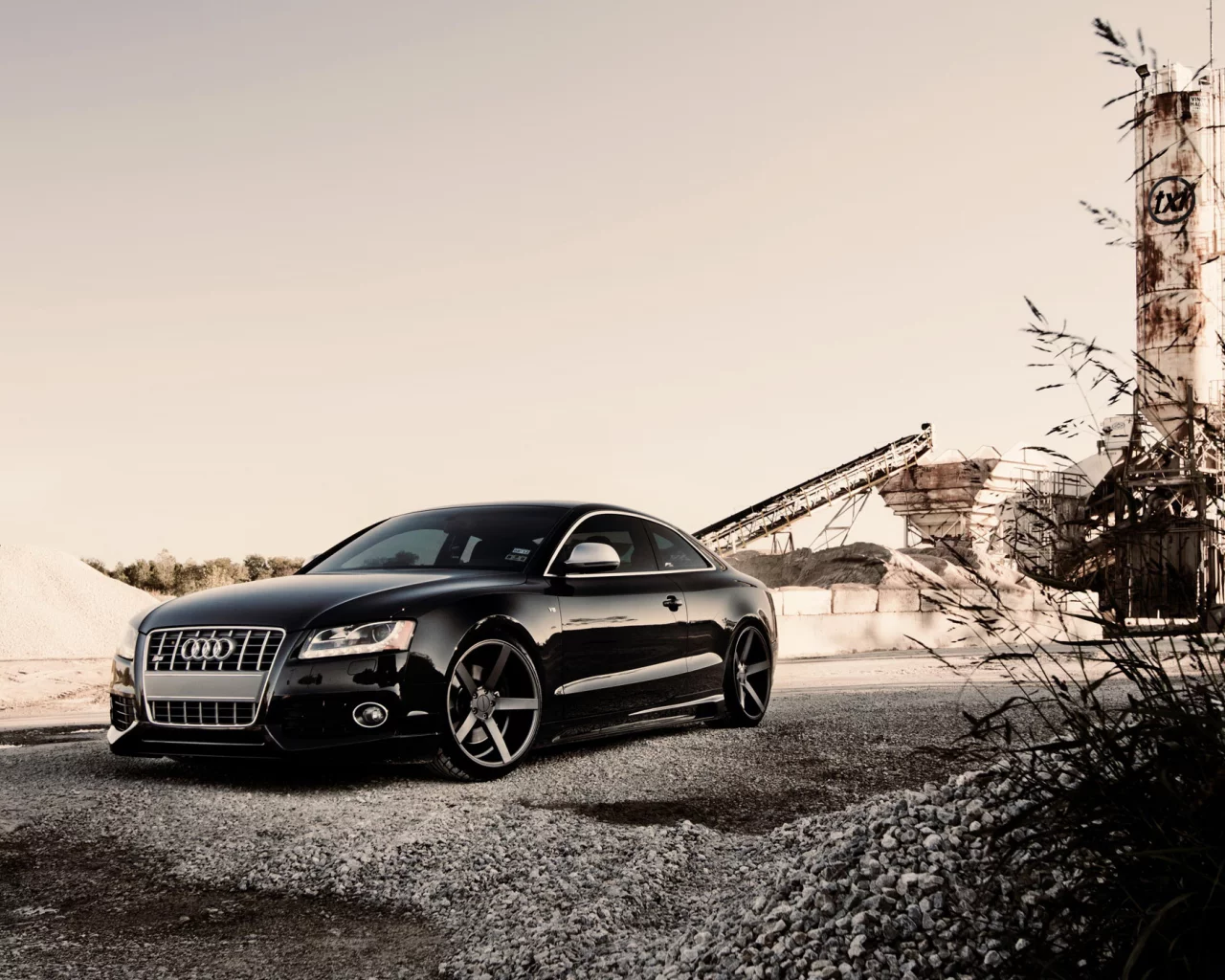 камни, сепия, завод, s5, черная, ауди, audi